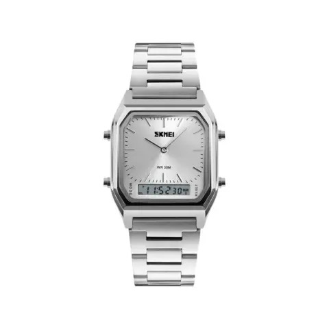 CURREN 9095 Elegant Stainless Steel Classic Women Quartz Watch- Silver Gold & Green