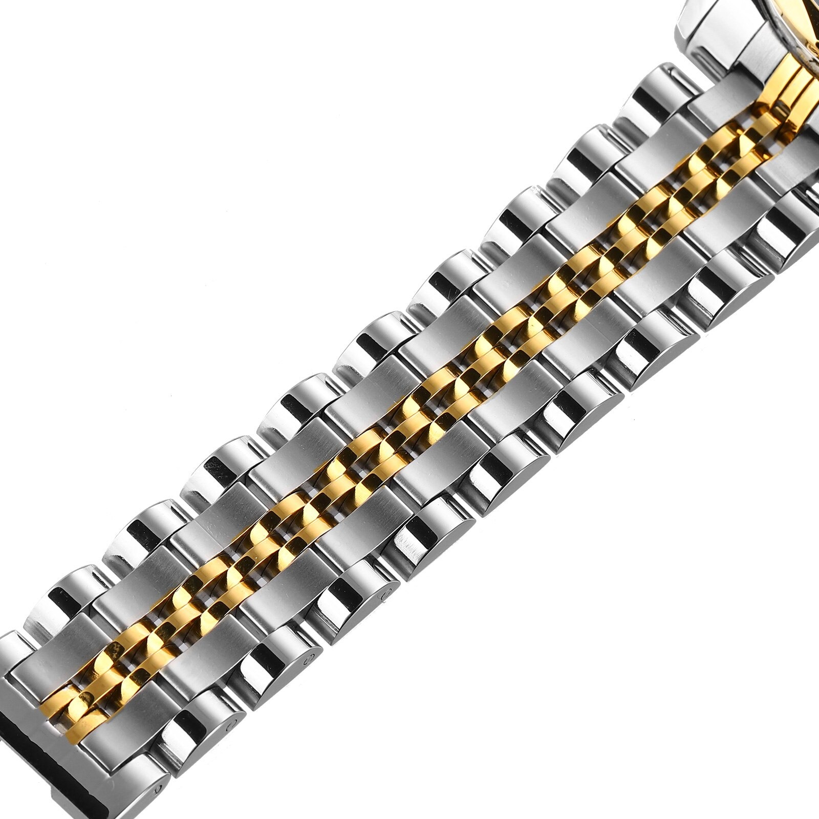 SKMEI 9268 Luxury Quartz Movement Bussines Case Waterproof Watch - Silver Gold - Image 4